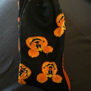 Disney Mickey pumpkin halloween socks